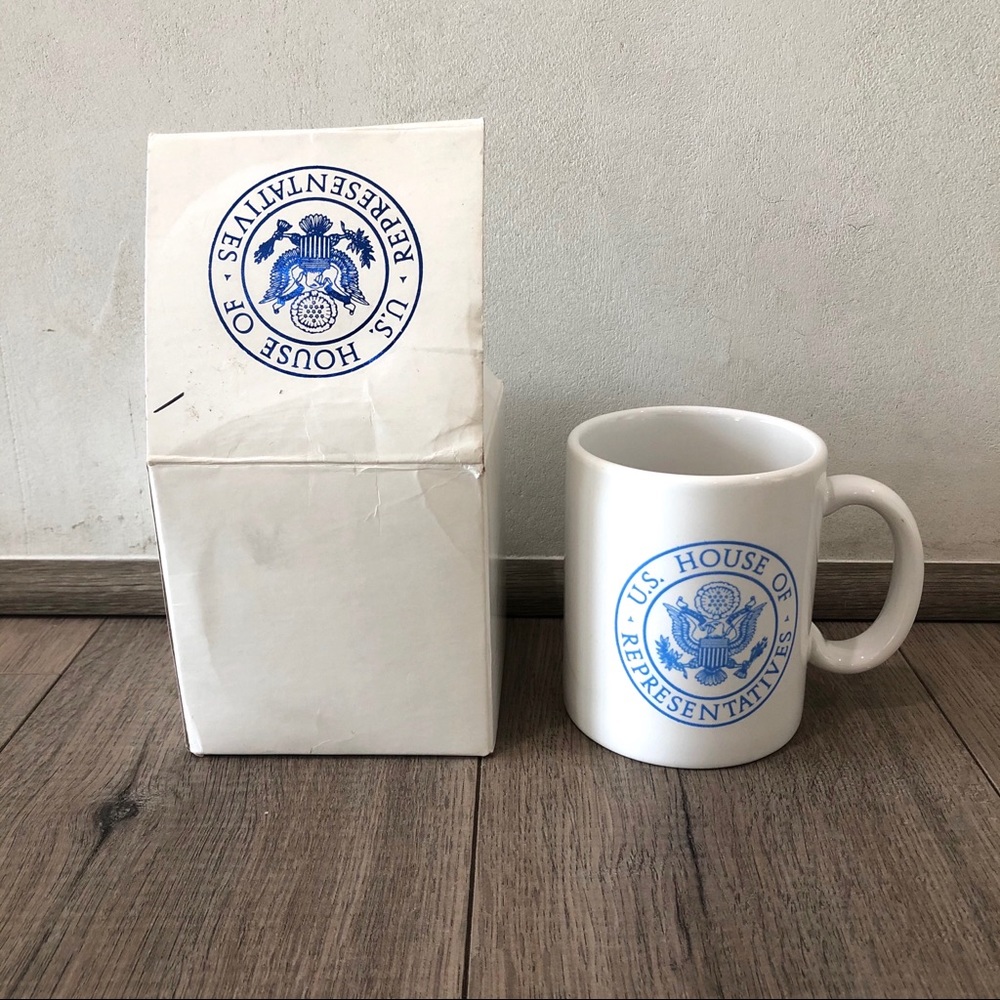 House Of Representatives blue & white coffee cup
